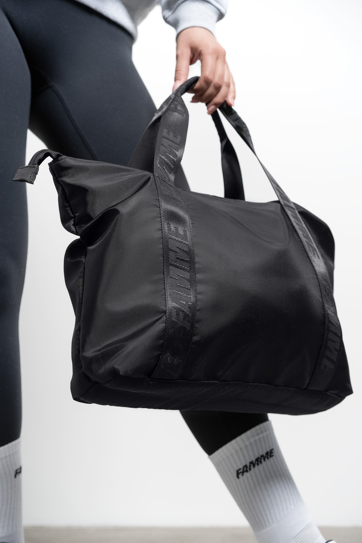 Black Tote Bag - for dame - Famme - Bag