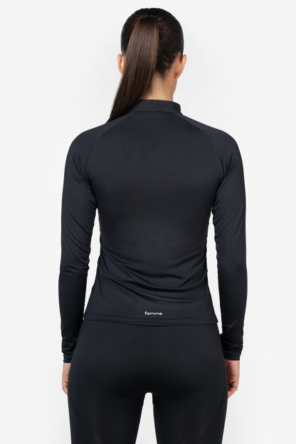 Black Essential Long Sleeve